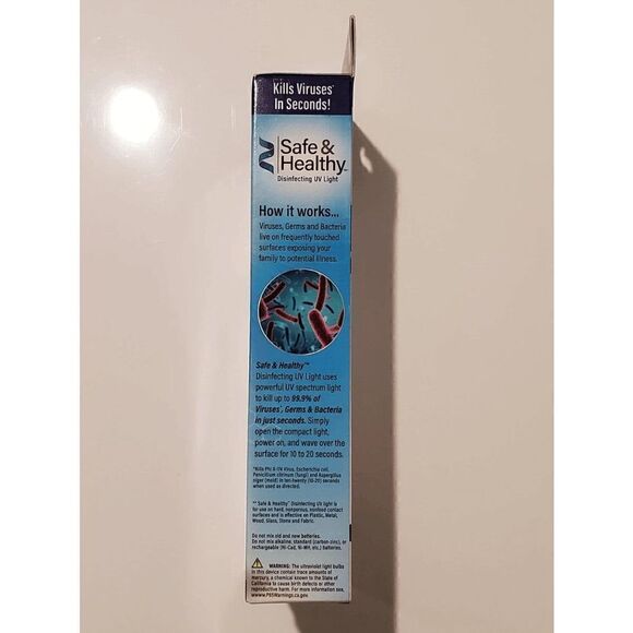 Portable Safe and Healthy Disinfecting Sanitizing UV-C Light Wand NEW IN BOX - Picture 15 of 15